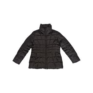 Calvin Klein Down Feather Puffer Coat Winter Outerwear Gorpcore Brown Womens